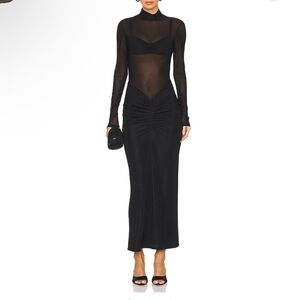 DELFI COLLECTIVE MYLA DRESS in black size small